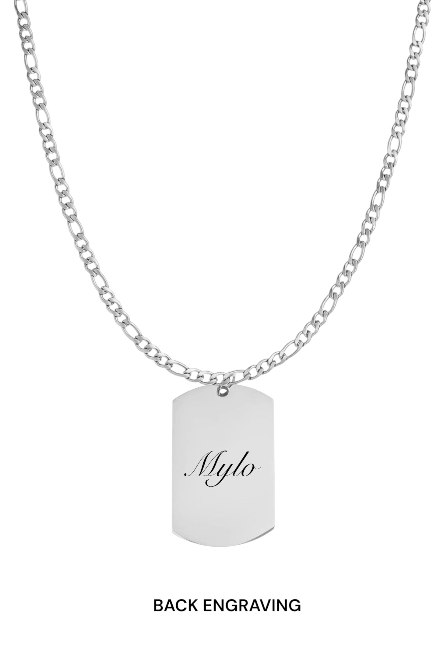 Men's Custom Photo Pendant Necklace - Pet