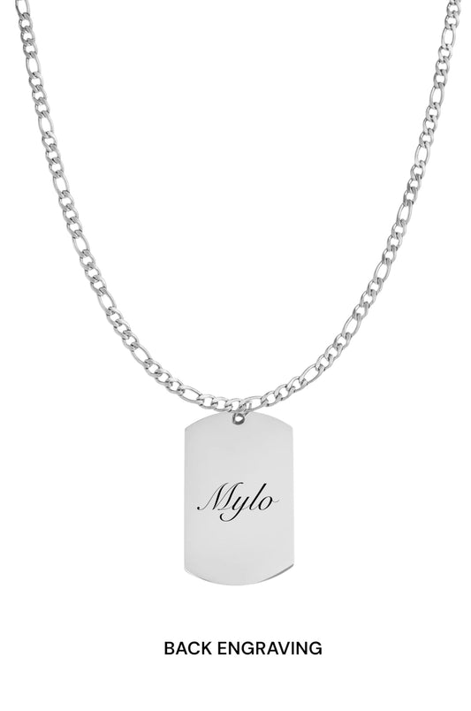 Men's Custom Photo Pendant Necklace - Pet