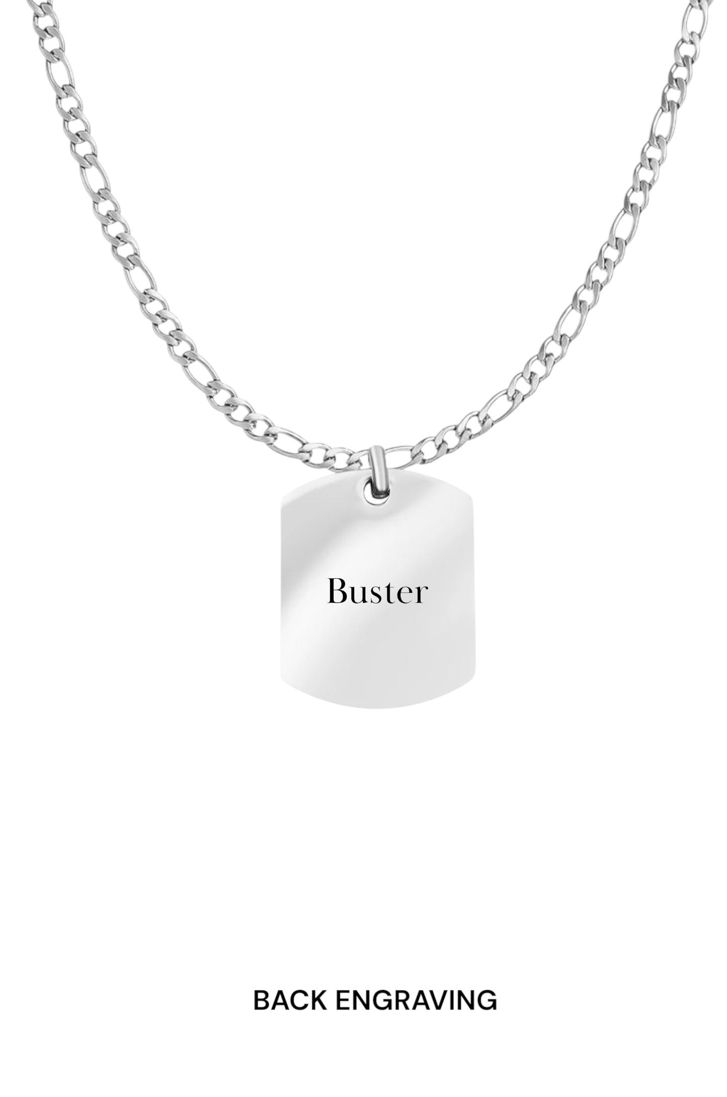 Men's Custom Photo Pendant Necklace - Pet