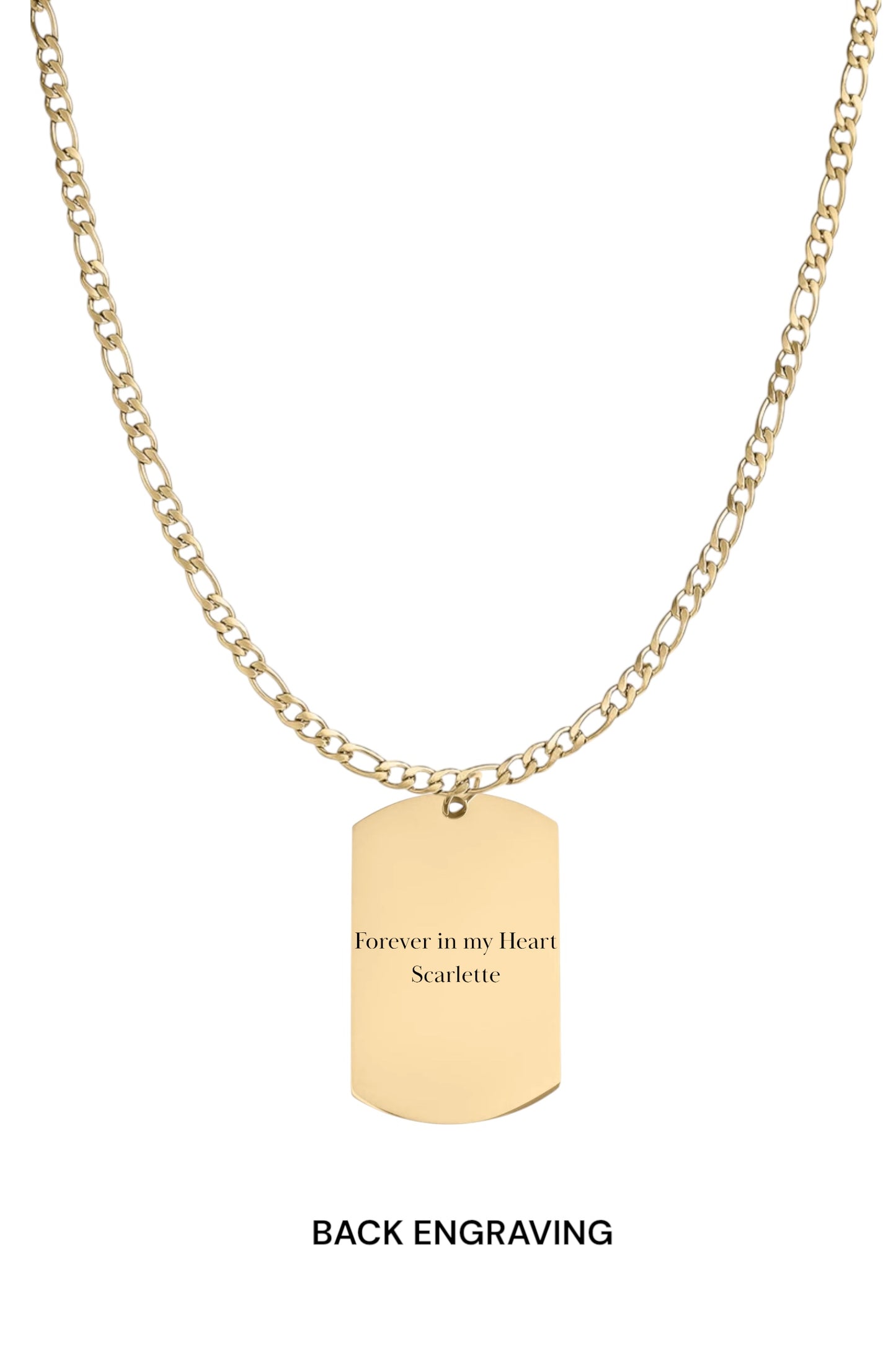 Men's Custom Photo Pendant Necklace - Pet