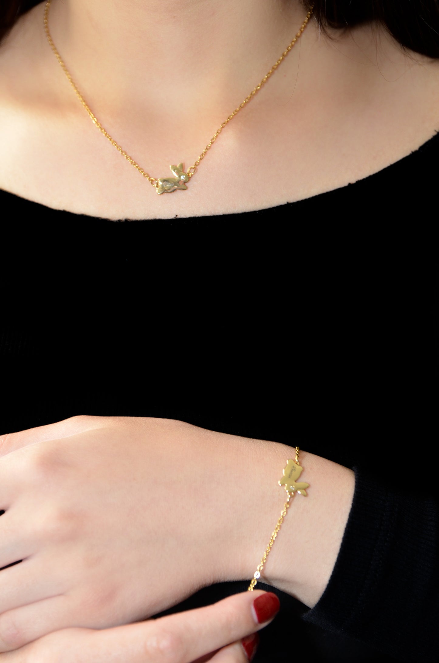Custom Bunny Bracelet- Text