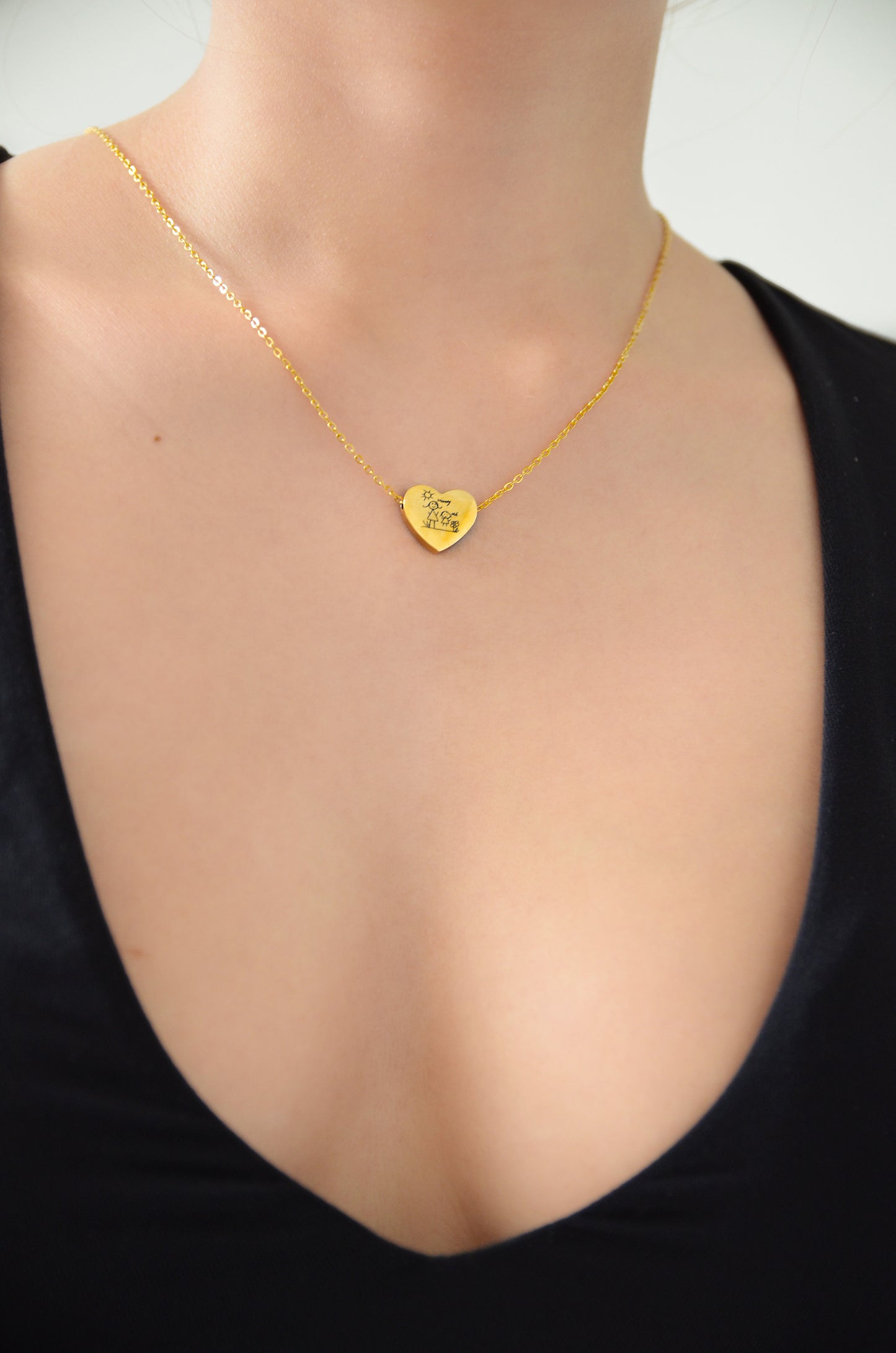 Custom Necklace - Children's Drawing