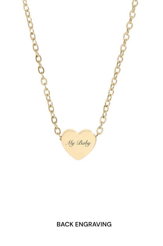 Custom Heart Necklace - Photo