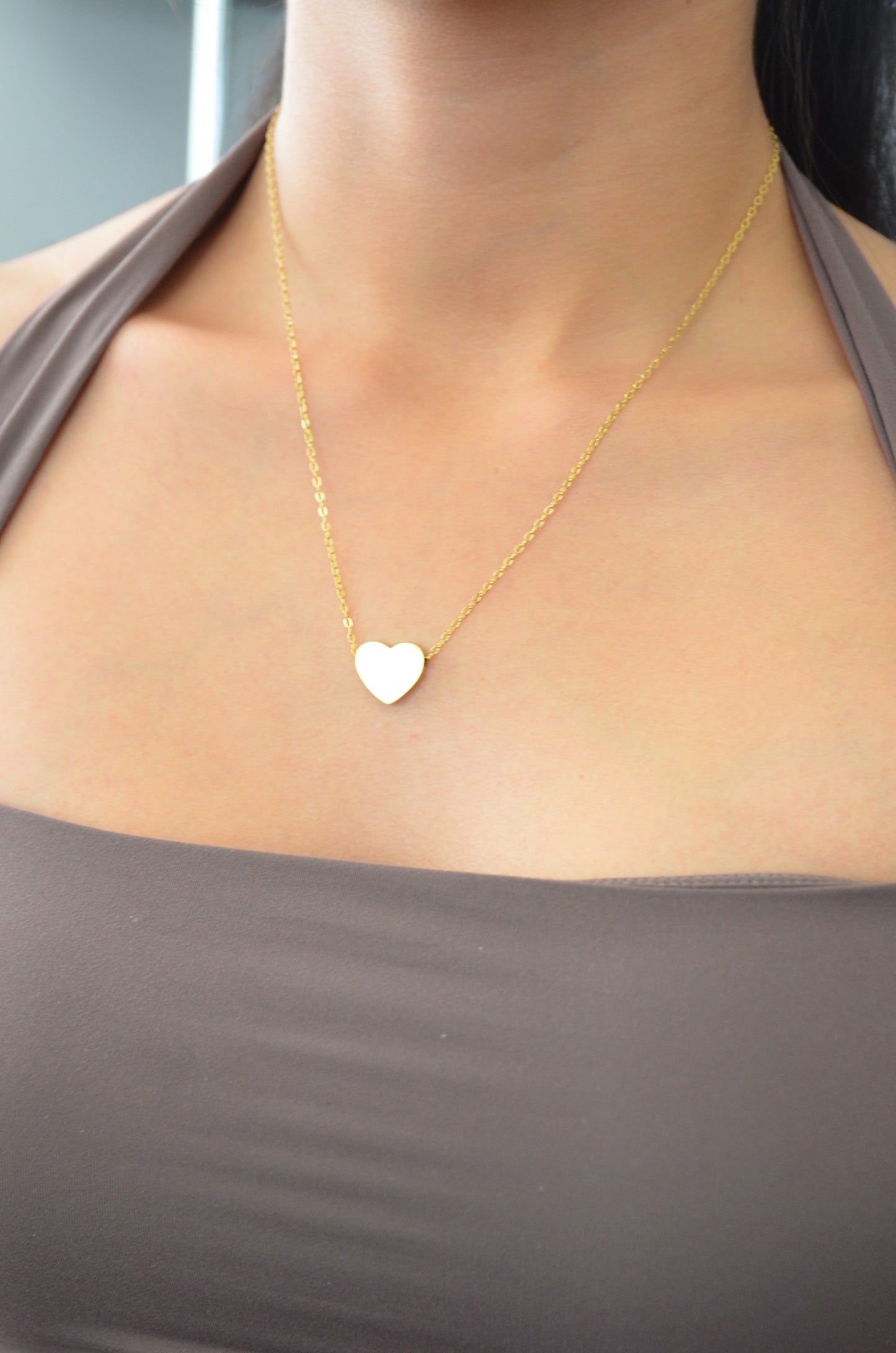 Custom Heart Necklace-Text