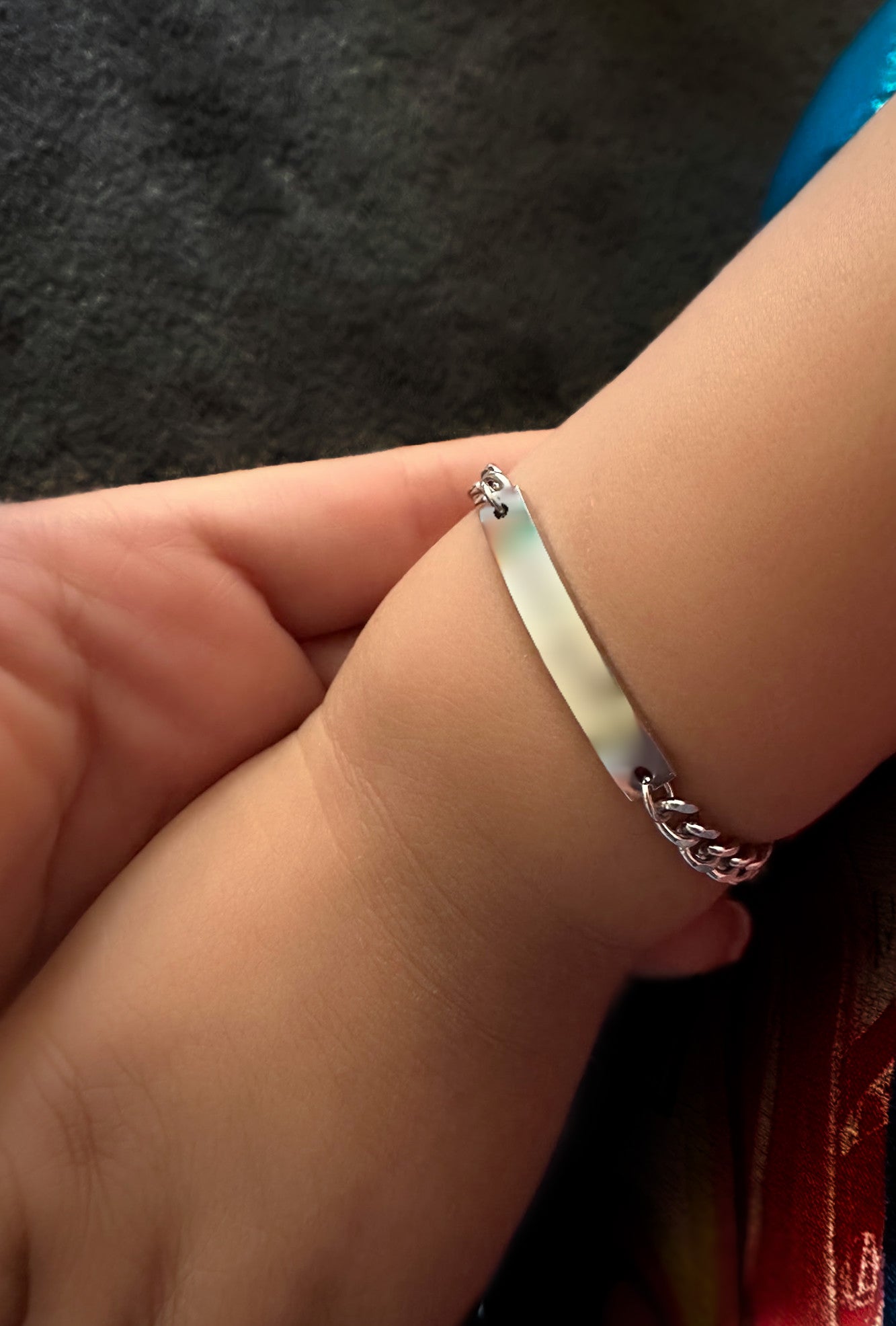 Custom Children's Bar Bracelet-Text