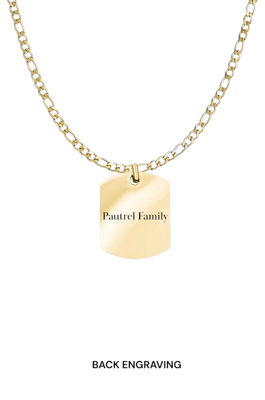 Men's Custom Pendant Necklace - Photo