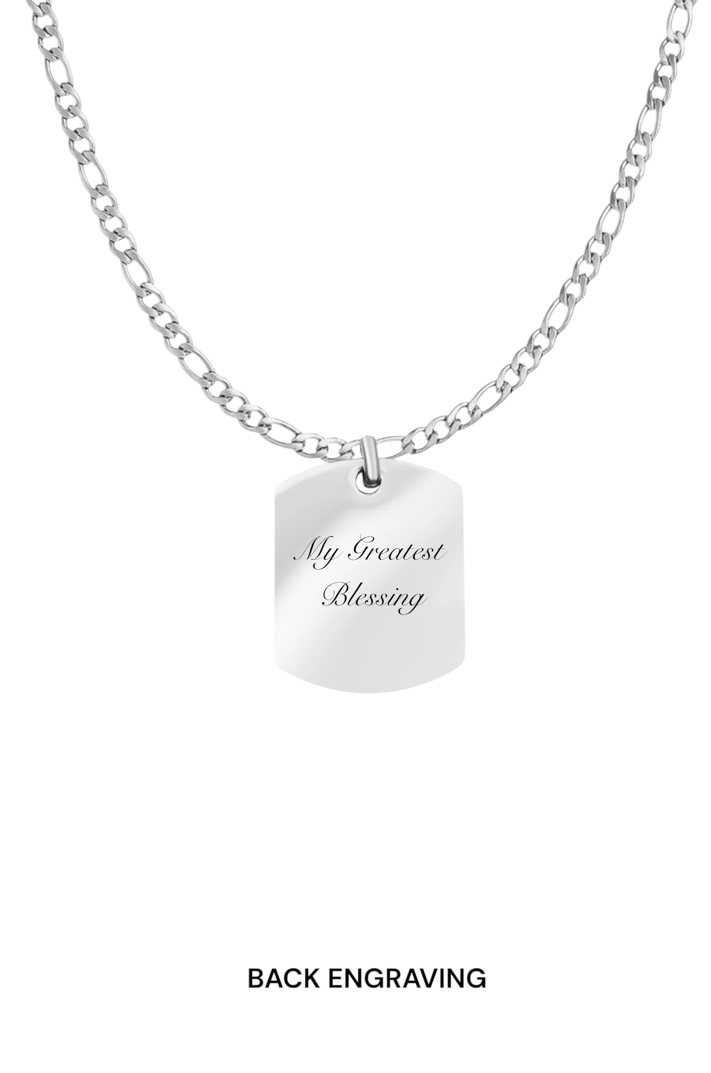 Men's Custom Pendant Necklace - Photo