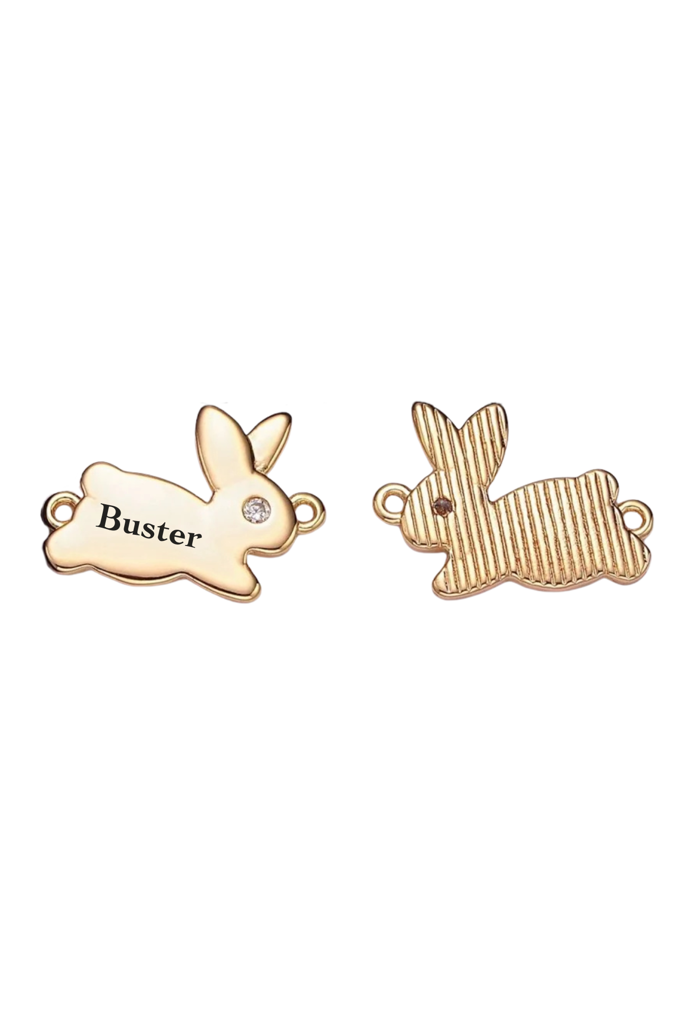 Custom Bunny Necklace-Text