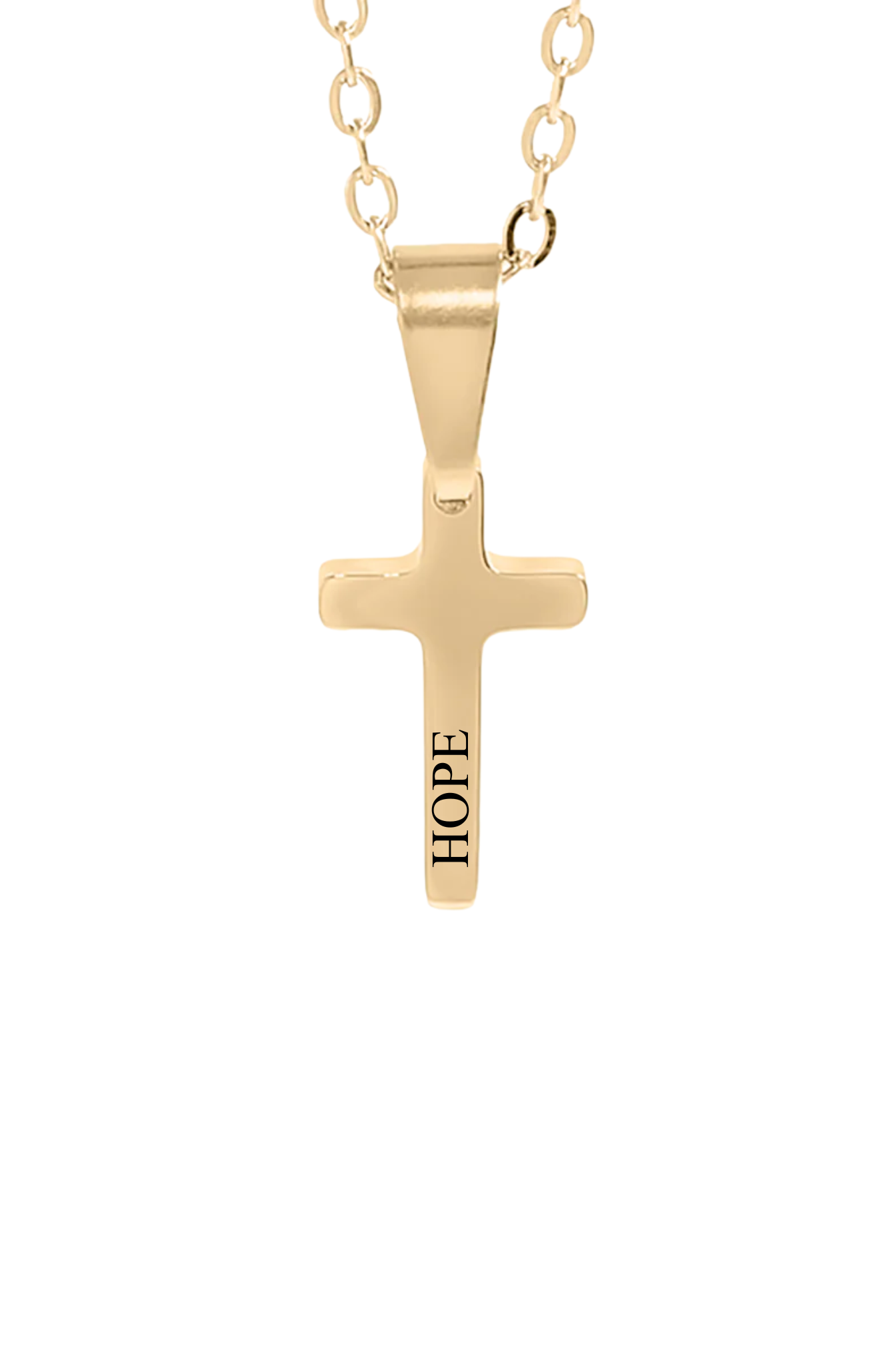 Custom Cross Necklace-Text