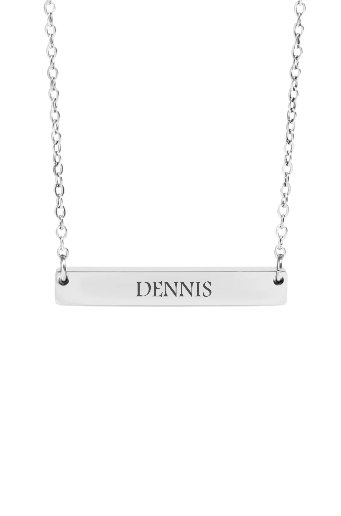 Custom Bar Necklace-Text