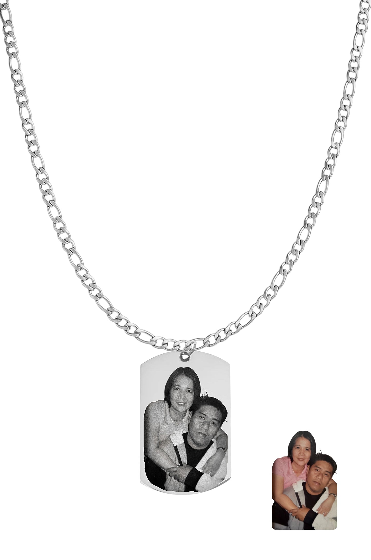Men's Custom Pendant Necklace - Photo