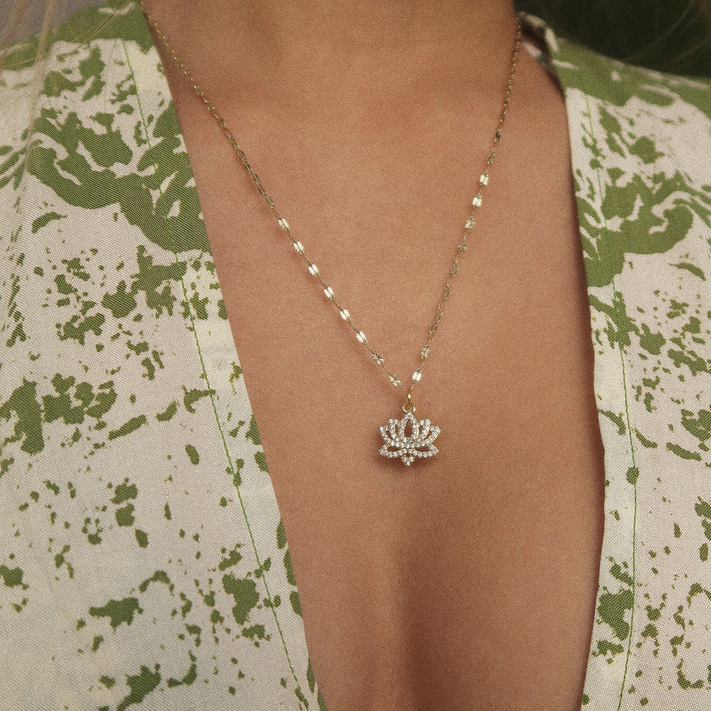 Lucky Lotus Flower Necklace