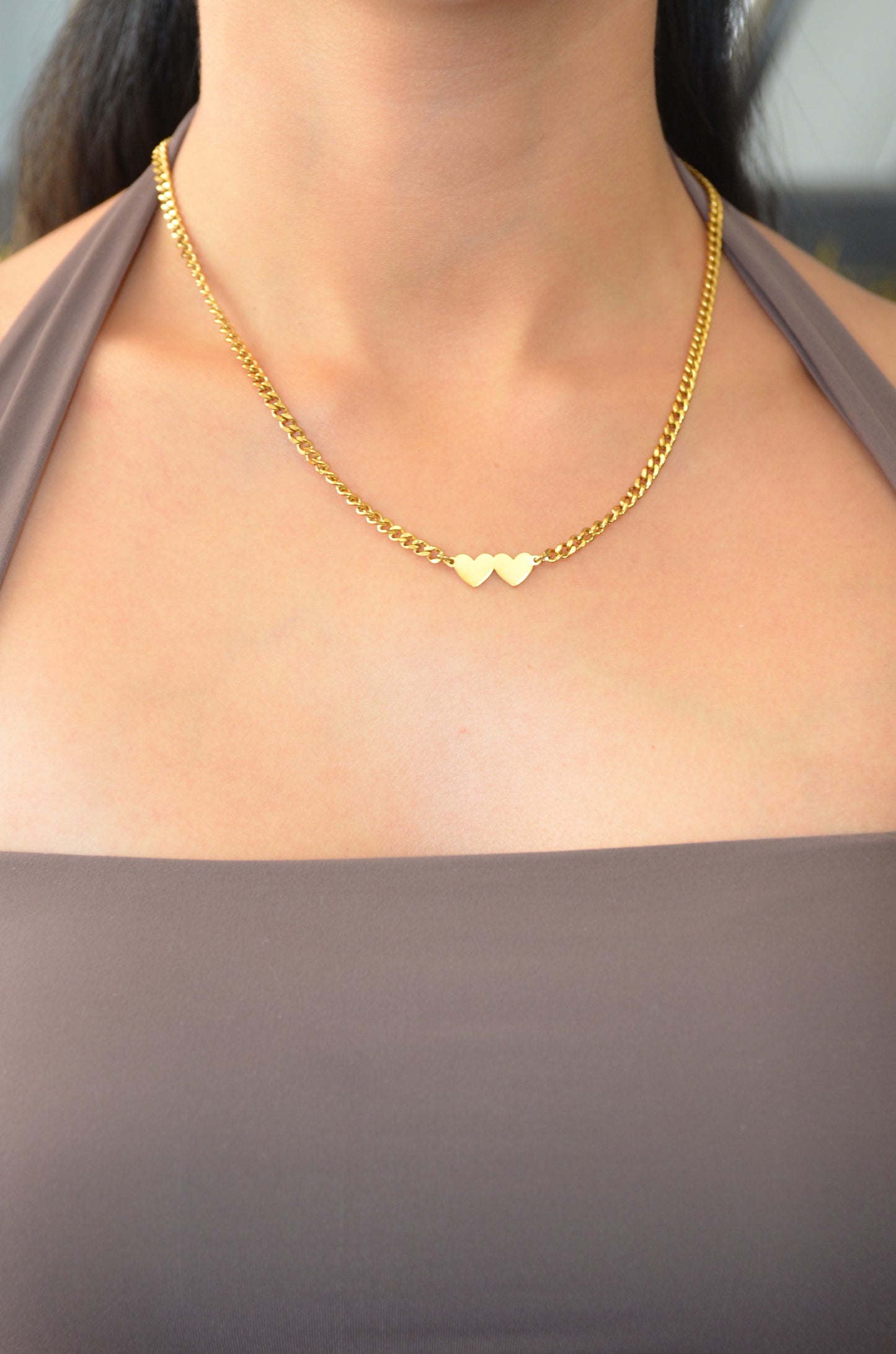 Custom Initial Heart Necklace