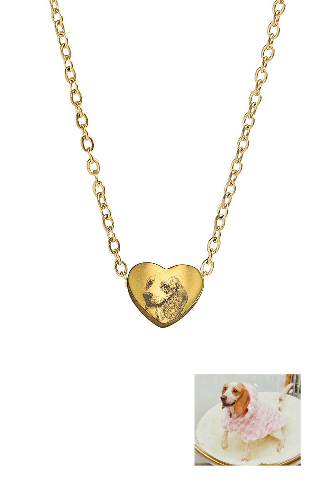 YOUR PET PHOTO CUSTOM NECKLACE