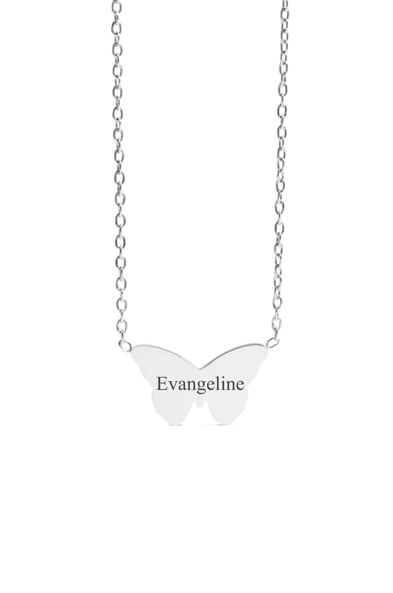 Custom Butterfly Necklace- Text