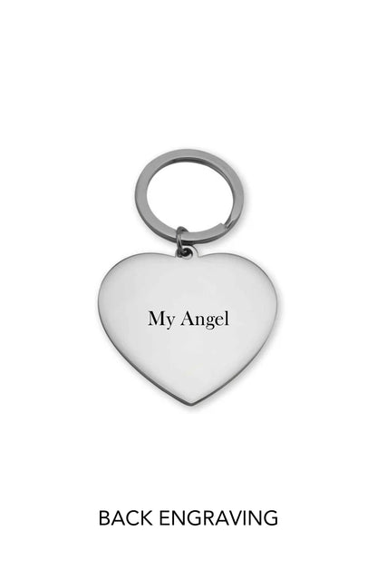 Custom Heart Keychain-Pet