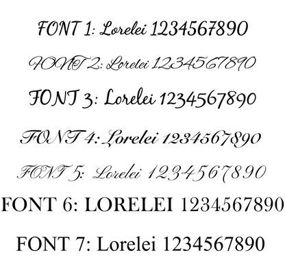 Custom Layered Coin Necklace- Text