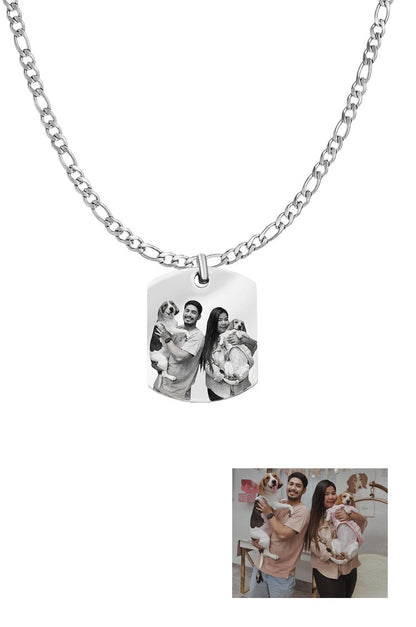 Men's Custom Pendant Necklace - Photo